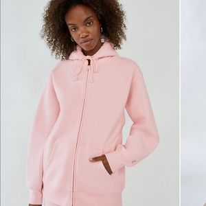 TNA COZY AF FLEECE ZIP in Crystal Pink